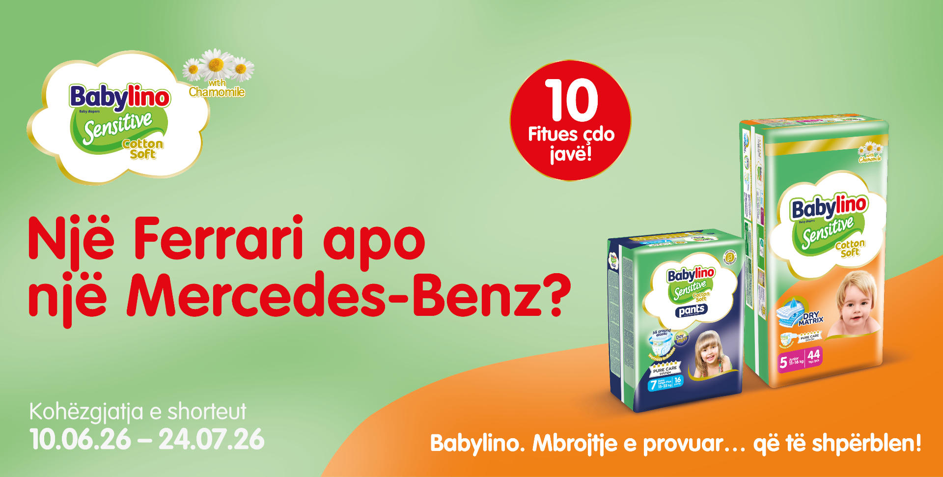 Babylino Sensitive — Një Ferrari apo një Mercedes-Benz? Shorteu 10.06.26 – 24.07.26